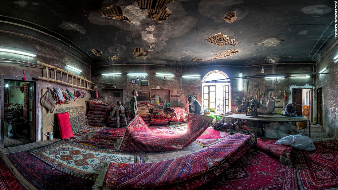 کارگاه فرش بافی- شیراز