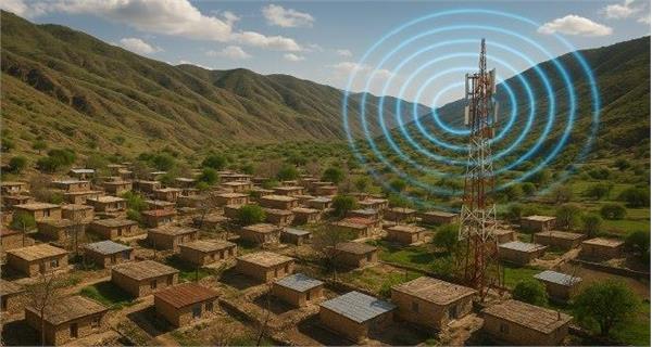 روستای آب بید ممسنی، میزبان اینترنت پرسرعت 4G شد