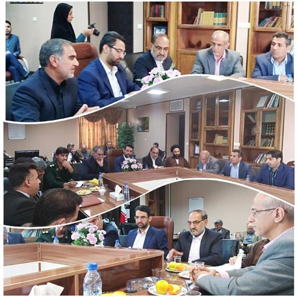 بررسی مسائل و مشکلات حوزه ارتباطی شهرستان سپیدان با حضور مقام عالی وزارت ارتباطات و فناوری اطلاعات