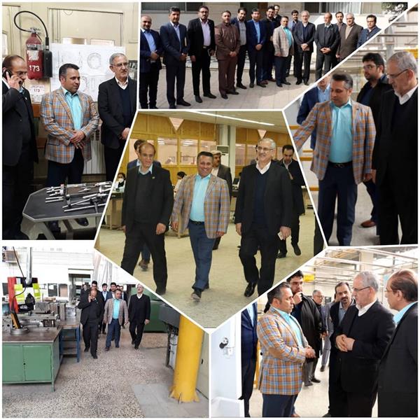 بازدید میدانی معاون وزیر ارتباطات و فناوری اطلاعات از کارخانجات مخابراتی ایران