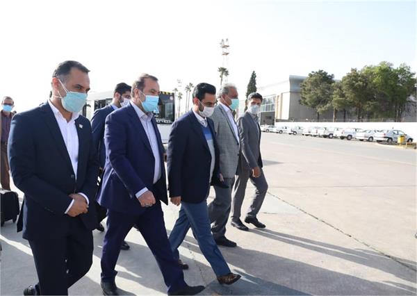 با هدف بررسی و پیگیری مصوبات پیشین؛ وزیر ارتباطات وارد استان فارس شد
