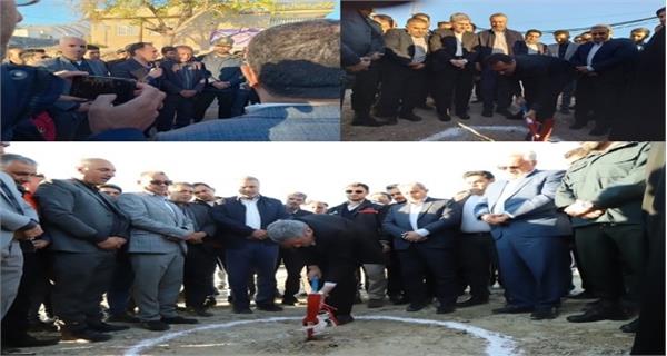 پروژه فیبر تار روستایی بخش سیمکان شهرستان جهرم کلنگ زنی شد