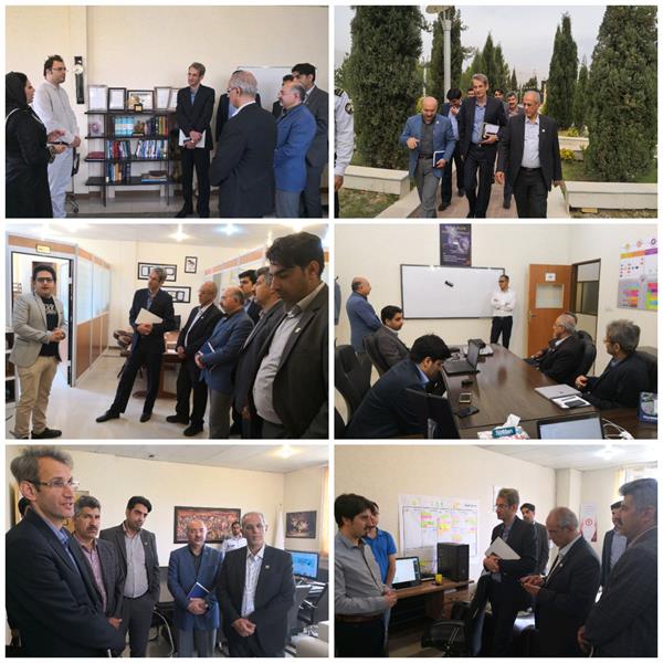 بازدید مدیرکل دفتر نوآوری و حمایت از سرمایه گذاری وزارت ارتباطات و فناوری اطلاعات از پردیس شرکت های دانش بنیان استان فارس