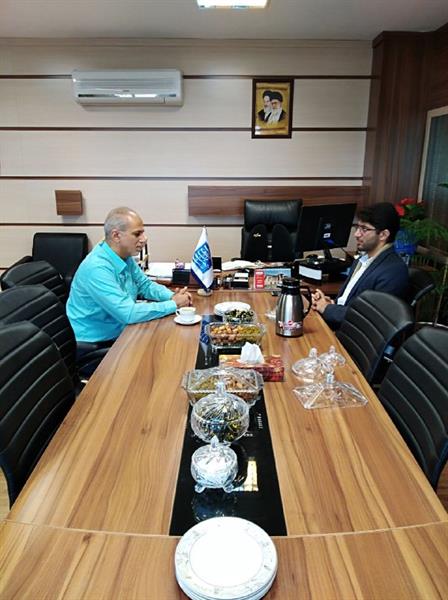 جلسه مدیرکل ارتباطات و فناوری اطلاعات استان با دکتر کاربر مشاور اتاق بازرگانی ، صنایع ، معادن و کشاورزی پیرامون تهیه بسته فرصتهای سرمایه گذاری استان فارس