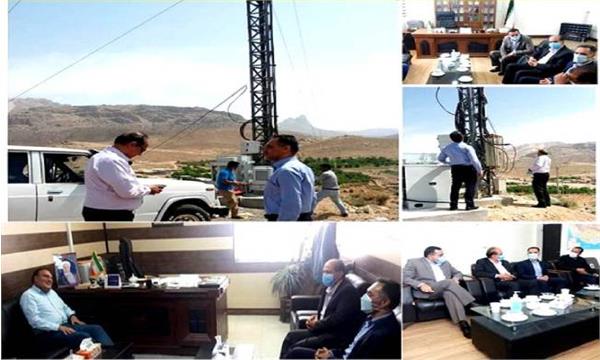بازدیدمیدانی مدیرکل ICT استان فارس از پروژه توسعه ارتباطی شهرستان سرچهان