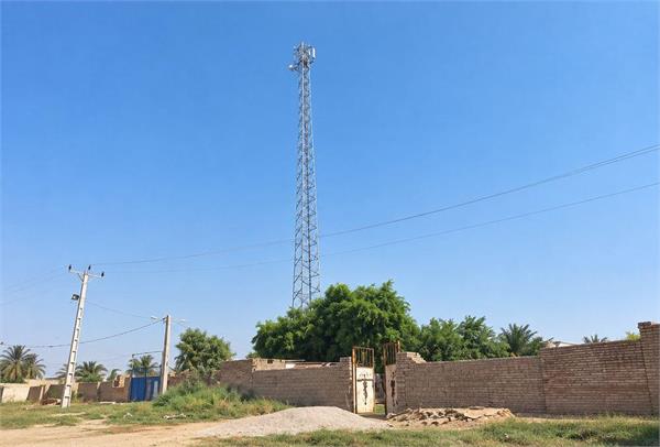 دسترسی ۵۸۶ نفر از اهالی روستای قاسم زامل استان خوزستان به شبکه ارتباطی پرسرعت فراهم شد