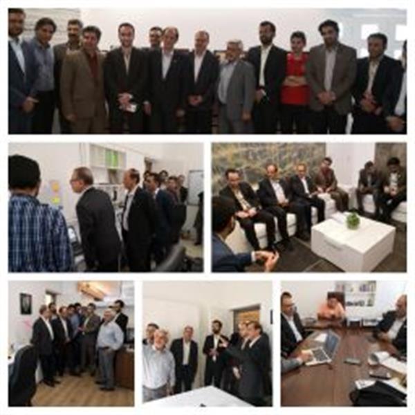 بازدید مدیرکل ارتباطات و فناوری اطلاعات استان فارس از کنسرسیوم گراد