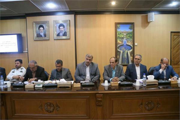 ارایه گزارش مدیرکل ICT استان در شورای هماهنگی مدیریت بحران استان فارس